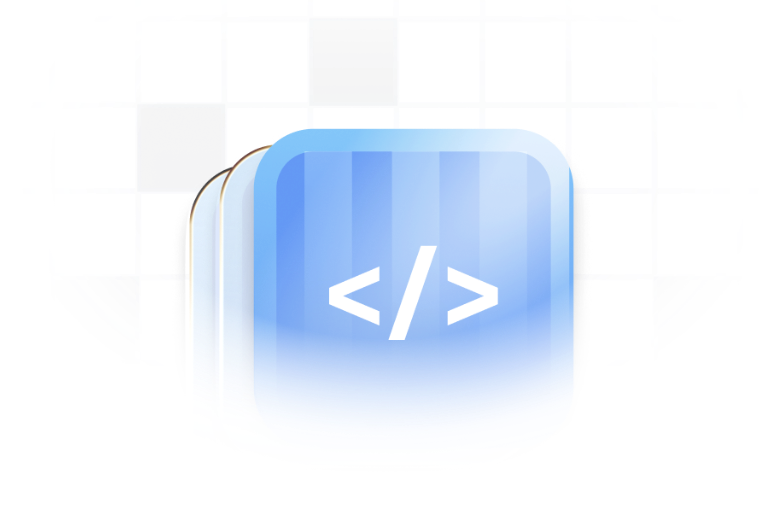 Code editor illustration