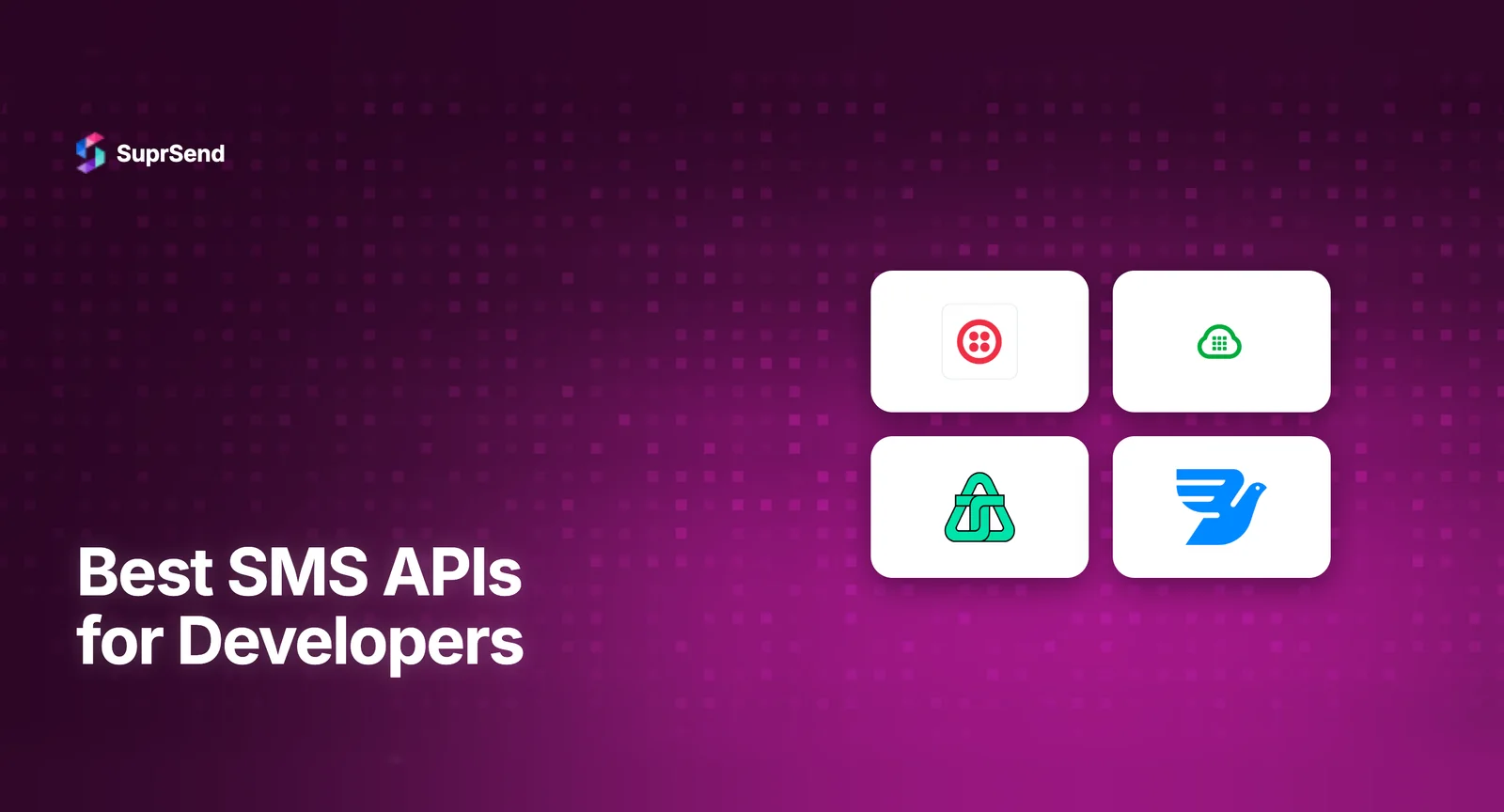 Comparison of the best SMS APIs for developers in 2026 showing pricing, 10DLC fees, deliverability, and SDK quality