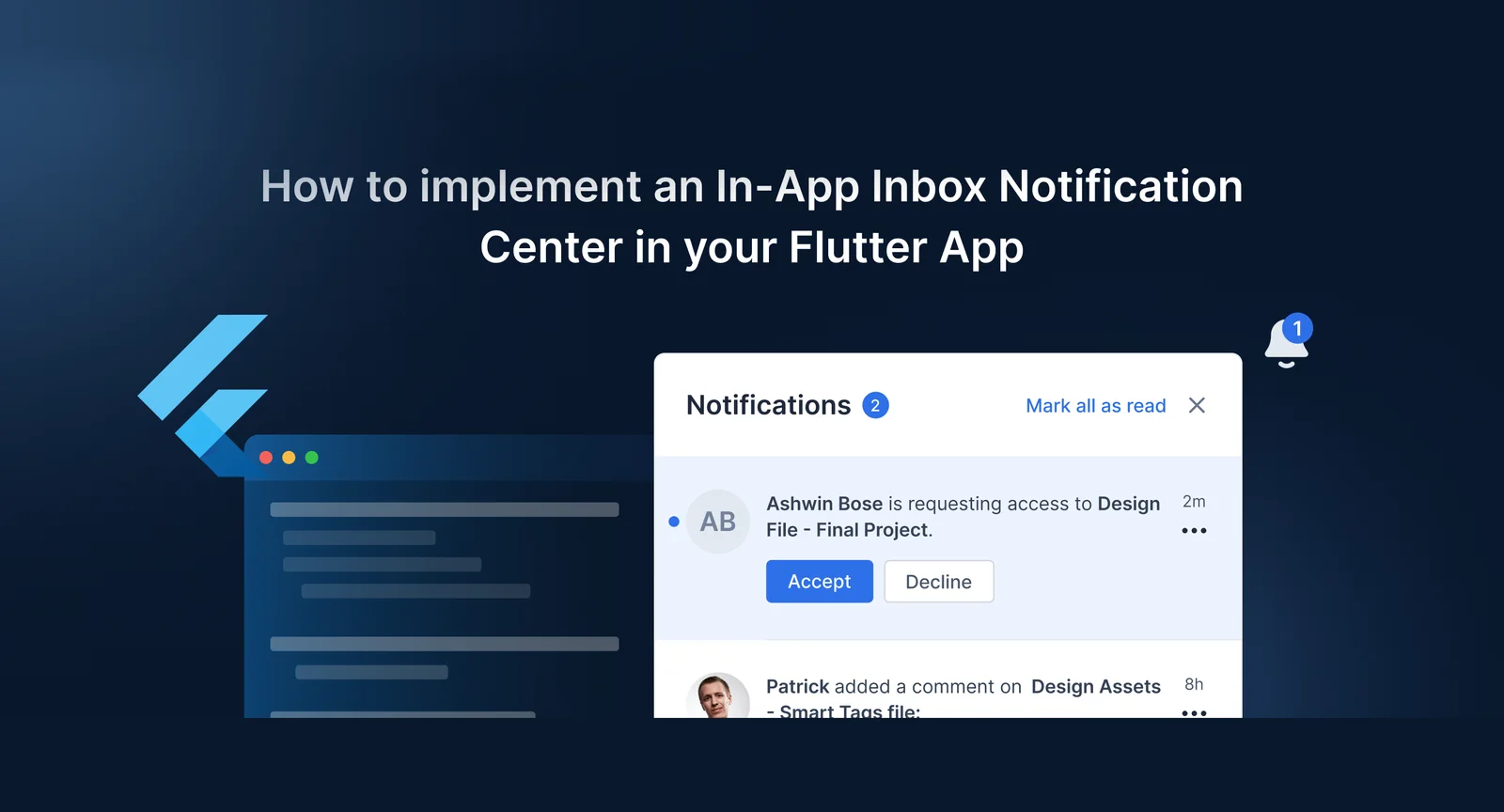 Enhance Flutter apps with SuprSend's In-App Inbox. Follow our guide to seamlessly integrate and optimize this feature, boosting engagement and communication using Flutter inapp inbox.
