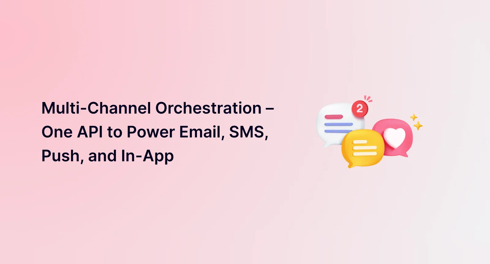 Multi-Channel Messaging Orchestration – One API to Power Email, SMS, Push, and In-App