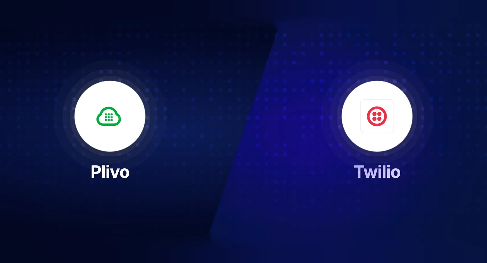 Plivo vs Twilio SMS API comparison showing pricing, features, and deliverability side by side