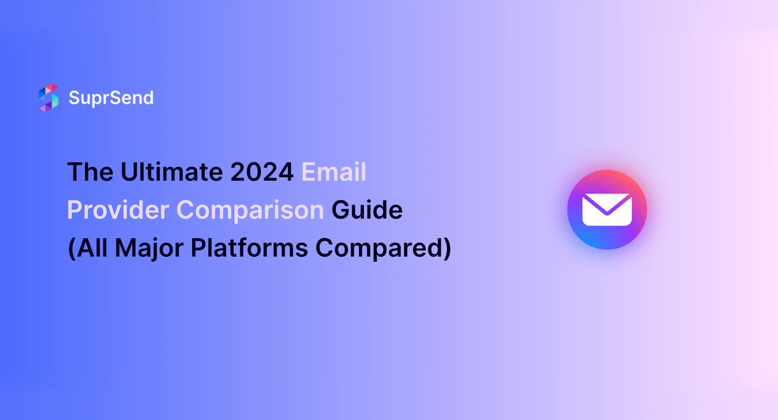 Compare top email providers in 2024. See pricing, APIs, deliverability, uptime, and best-use cases across Postmark, Mailgun, SendGrid, SES, Brevo, and more.