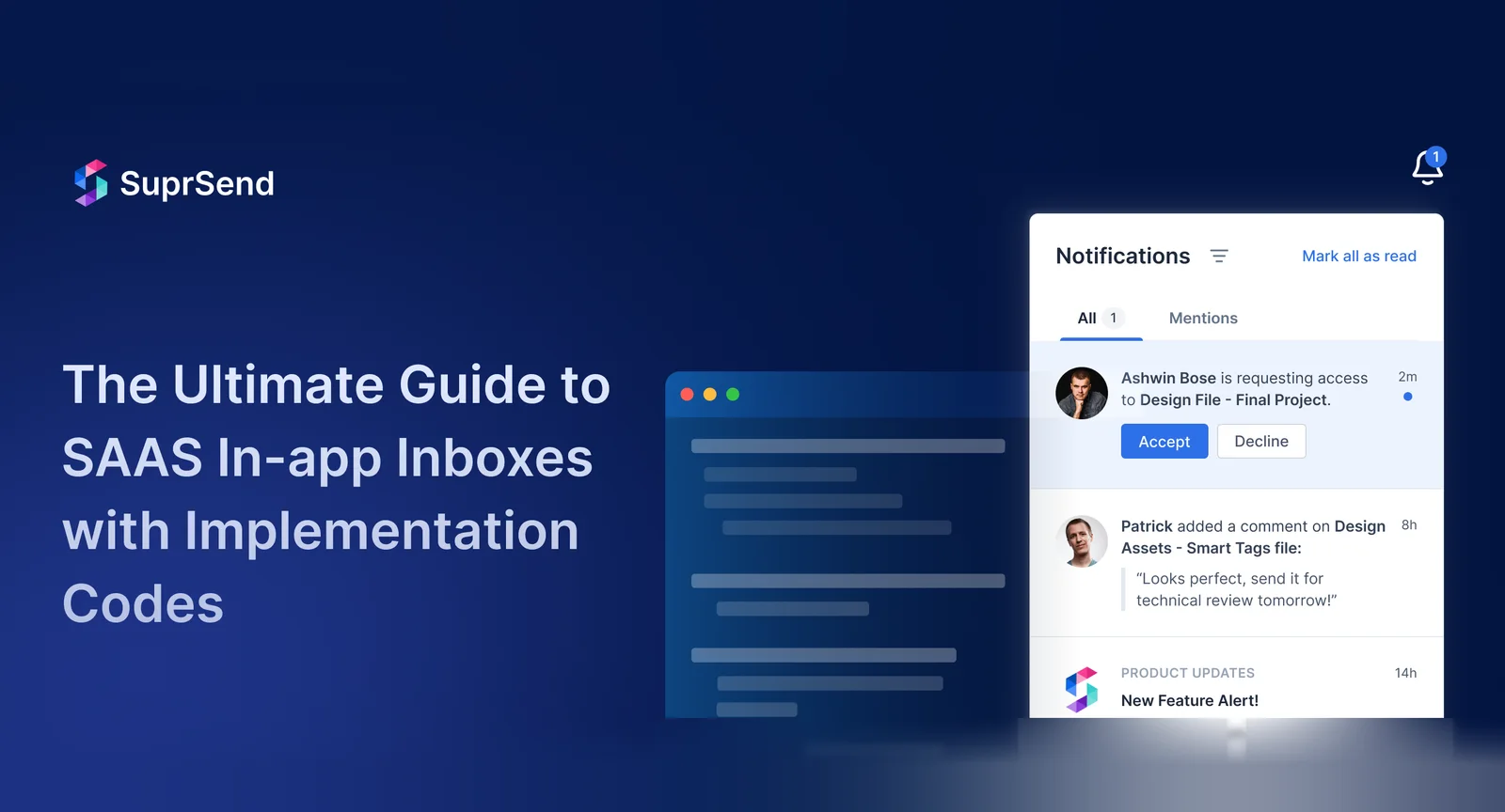 Unlock SaaS success with a comprehensive guide to in-app notifications and in-app inboxes. Explore hosted solutions, segmentation, and strategic messaging for optimal user engagement.