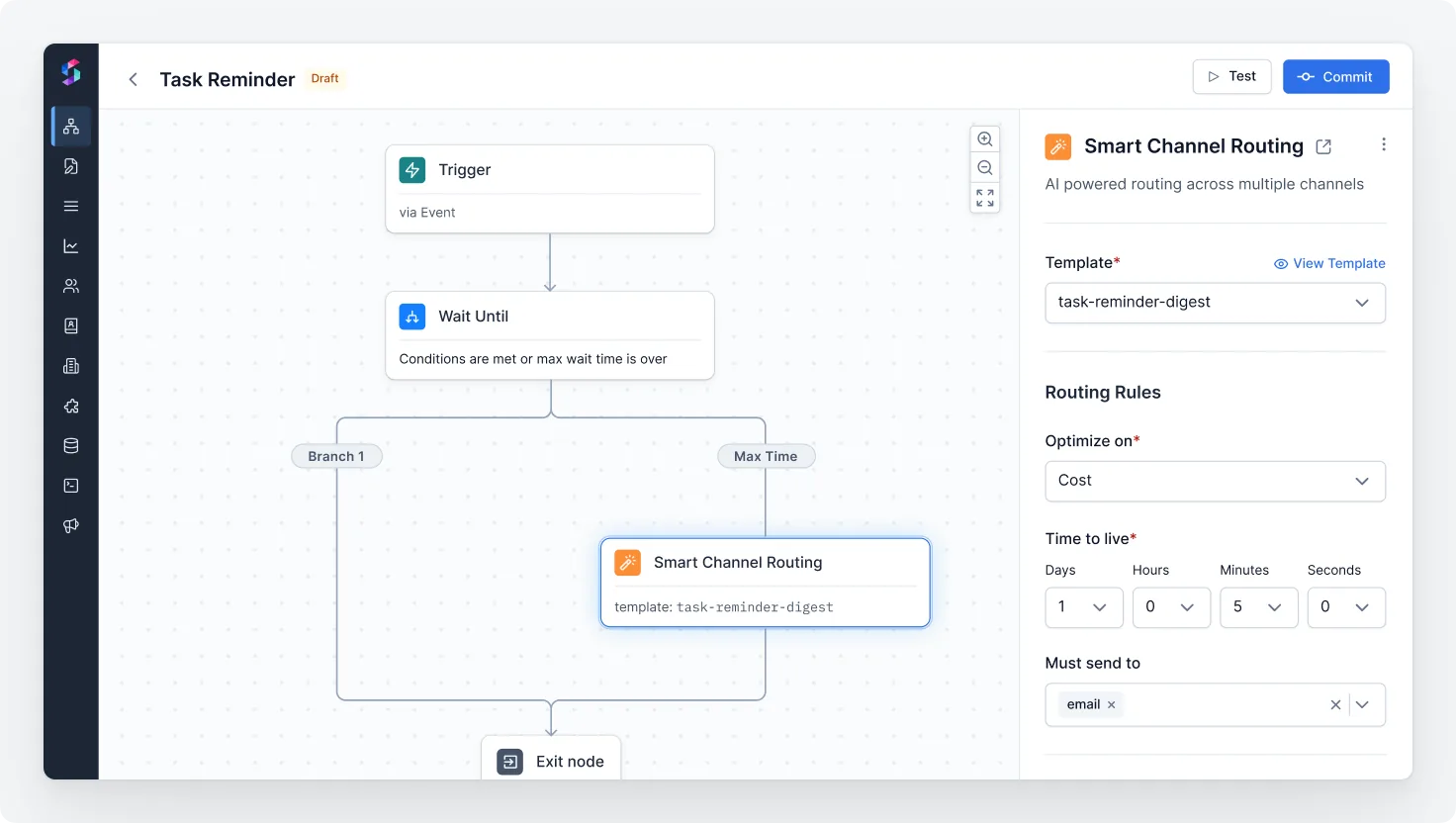 SuprSend's Smart Channel Routing