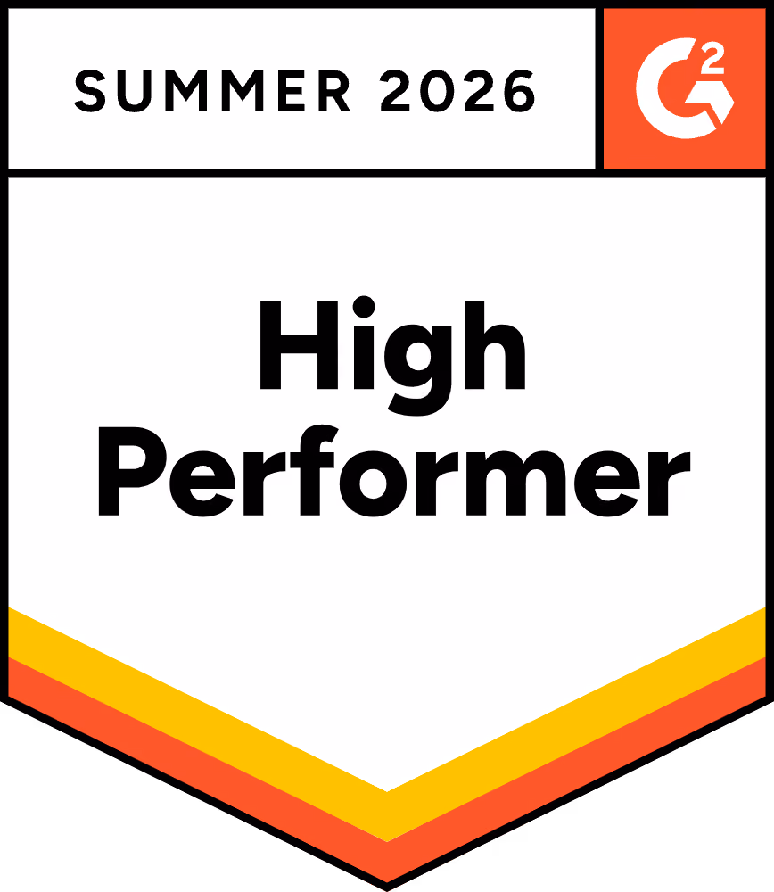 G2 High Performer Badge - [Winter 2025]